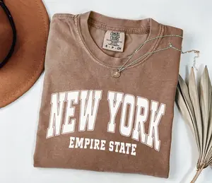 New York Comfort Colors Shirt, New York Travel Gift, State Shirt, Girls Trip Tee, Vacation Shirt, New York Game Day Tee, Retro College Shirt