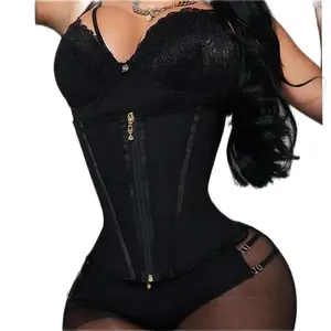 Waist Trainer high compression Black Womenswear Shapewear Basic Minimalist Bridal
