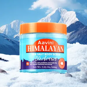 Aavini Blueberry Exfoliating &Hydrating Body Scrub, Moisturizing and Exfoliating Body,Face, Hand, Foot Scrub -Fights Acne, Fine Lines & Wrinkles,Great Gifts For Women & Men-7.05 oz essential body Exfoliating Body Moisturizer Moisture Skin Repair Cosmetic