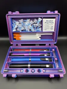 4 Pen Peptide / Insulin Case With Built In Vial Primer