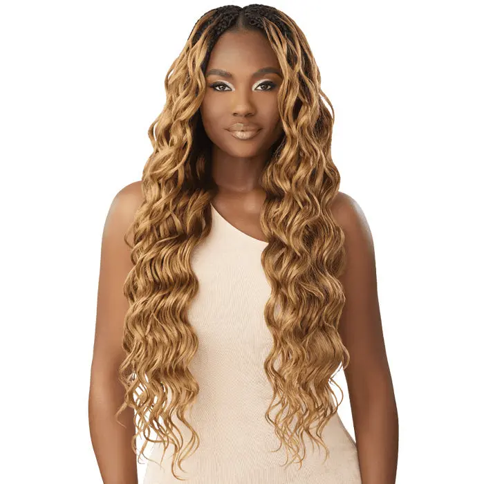 Outre X-Pression Twisted Up Pre-Loop Crochet Braid - BOHO WET&WAVY VIBE OCEAN BRAID 24" 3X