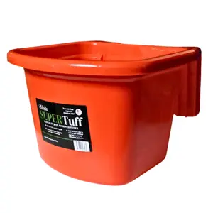 Hook Over Fence Feeder Livestock Horse Feeder 20 Quart Water Feeding