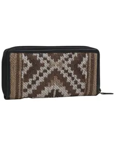 Myra Bag Women's Maize Woven Fabric Wallet - S-6582