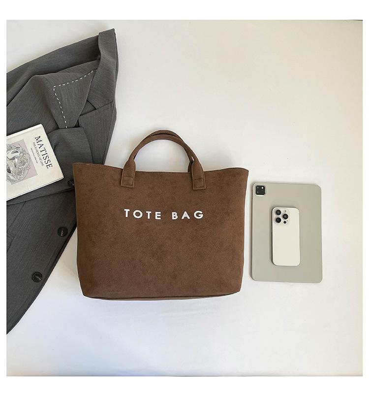 New Large Capacity Tote Bag for Women | Chic Minimalist Luxury Handbag | Trendy Commuter Work Bag | Versatile Everyday Shoulder & Top Handle Purse | Stylish Must-Have