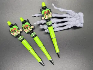 Bad Green Apple Beaded Pen