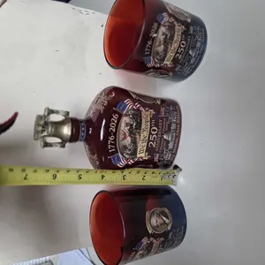 250th Anniversary Whiskey Bottle, 250th Anniversary Decanter, Whiskey Decanter Sets, We The People America 250 Anniversary Heritage Reserve Whiskey Glass Bottles, Old Fashioned Father's Day for Liquor or Wine