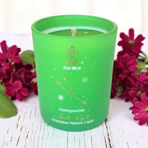 Taurus Zodiac Candle