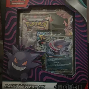 Pokémon Dark Power Ex Special Collection - Trading Card Game Featuring Gengar & Tricky Steps Cards. Small gift included. Please note once order is shipped no refunds.