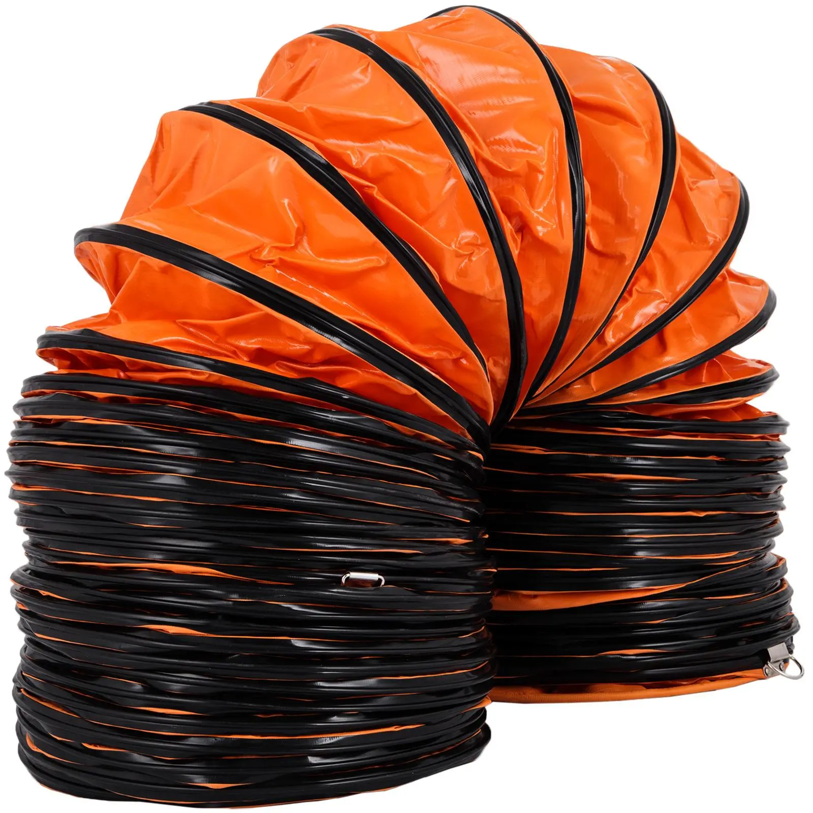 【summerfinds】VEVOR 12-in Vinyl PVC Flexible Duct Hosing, 10m/32ft Length with Thick Polyester-Carbon Ropes, Practical Automobile & Ventilation Exhaust Fan Use, Durable Hose for Blowers, Father's Day Gift