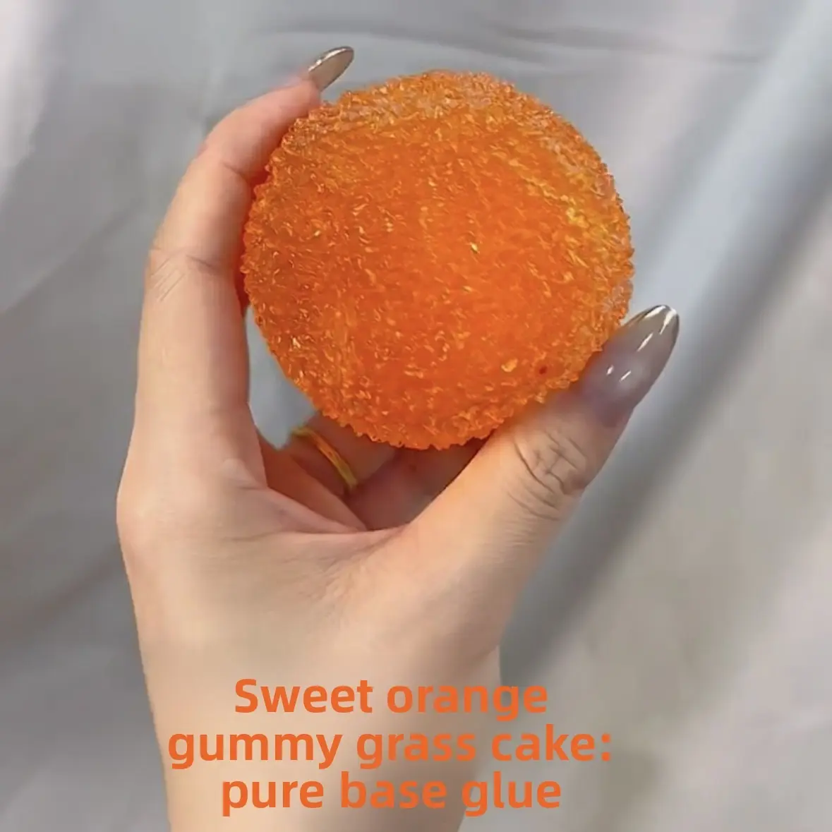 Orange squeeze ball