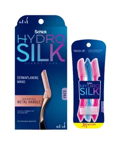 The Glow-Up Dermaplane + Touch Up Razor Bundle