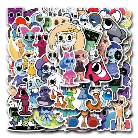 50 pcs Dandys World Vinyl Decals for Laptops, notebook decorative sticker vinyl sticker waterproof