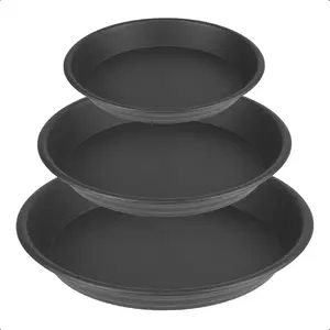 6 Pcs Plastic Plant Saucer 6 8 10 inch Assorted Sizes Thick Multi Size Pack Plant Tray for Pots Indoors Potted Plant Water Catcher Tray Flower Planter Base Drainage Drip Dish Plate Outdoor