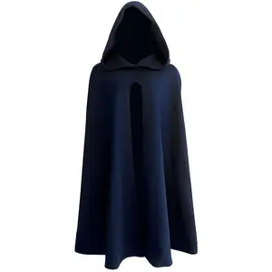 Green Medieval Hooded Cloak for Men Renaissance Wizard Themed Halloween Costumes Clothes MenswearTikTokShopBlackFriday