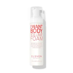 ELEVEN AUSTRALIA I WANT BODY VOLUME FOAM 6.8 FL OZ Gel Haircare