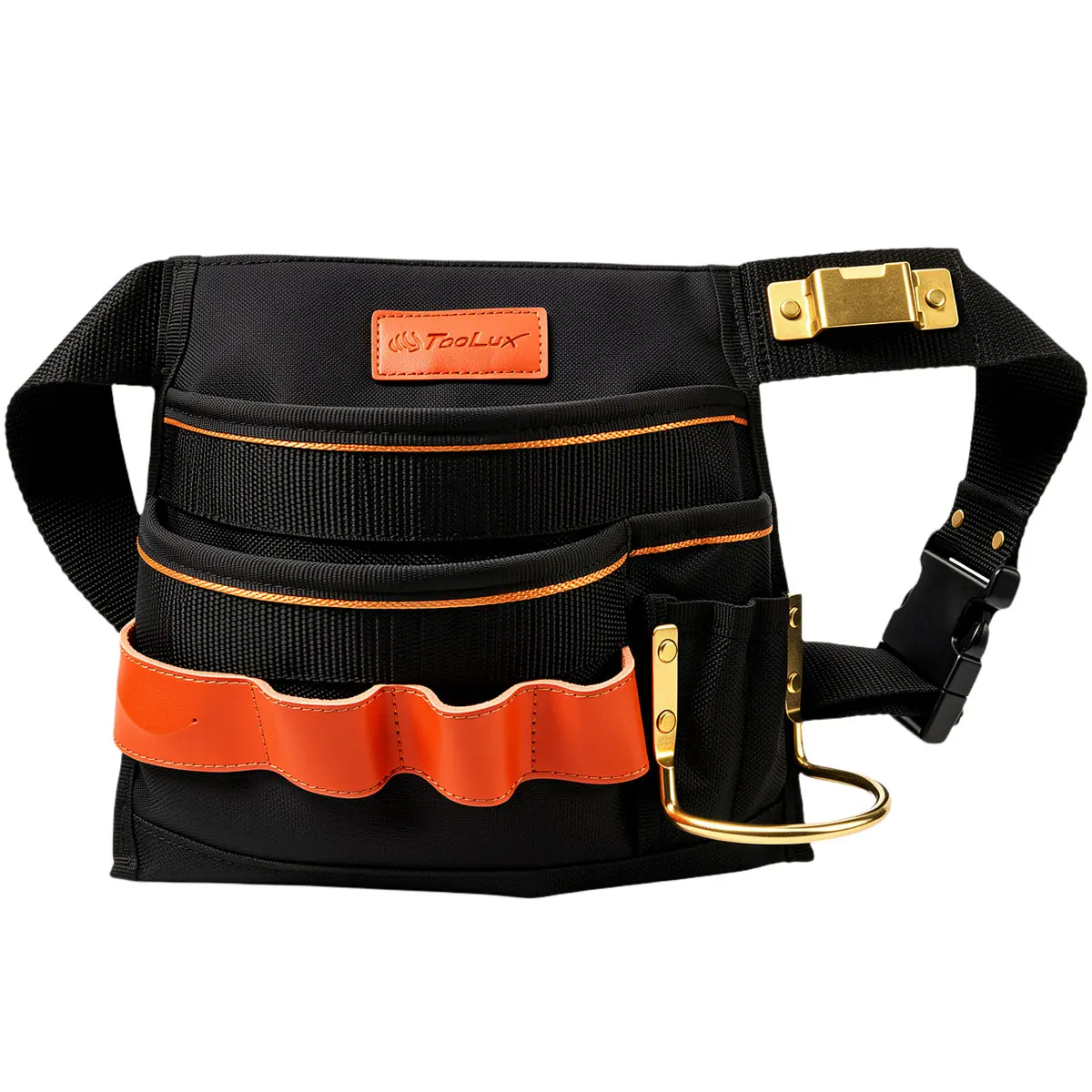 TooLux Heavy Duty Drill Holster Tool Pouch with Belt – 1680D Polyester Electrician Tool Bag, Multi Pocket Utility Organizer