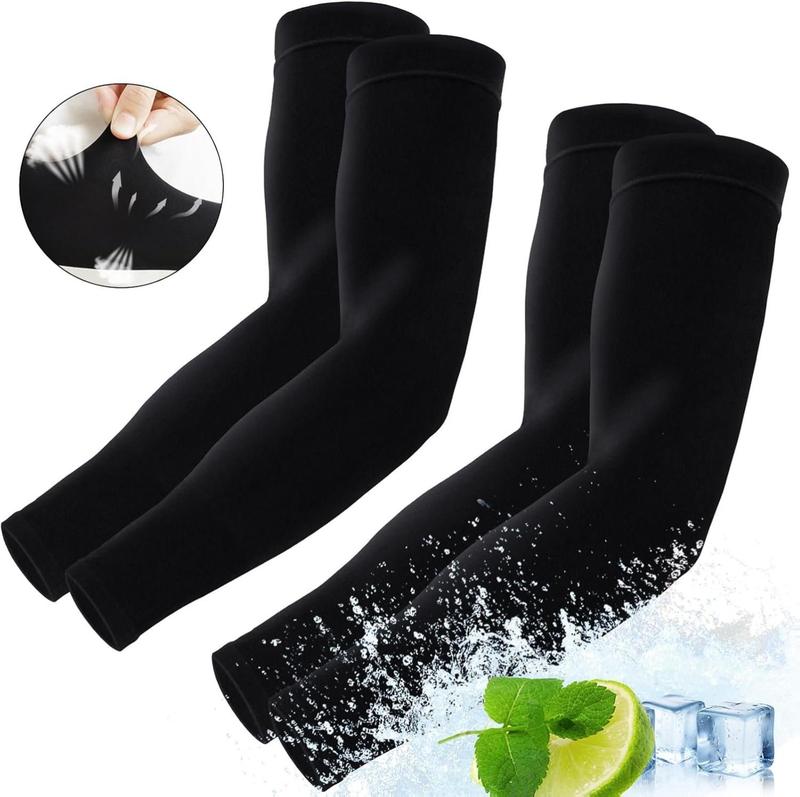 Arm Sleeves Cooling Sports Sleeve Arm Compression Sleeve UV Sun Protection UPF 50 Tattoo Cover Up for Outdoor