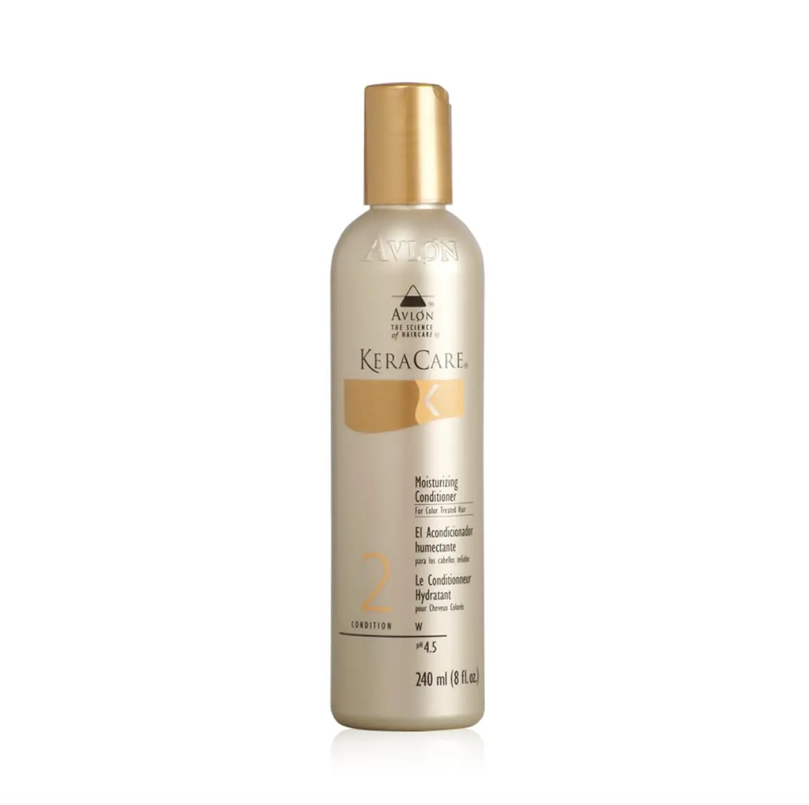 KeraCare Moisturizing Conditioner for Color Treated Hair 8 oz -Fiber Strengthening Complex - Minimizes Color Fading - Protects Hair from Thermal & UV Damage