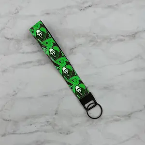 Horror Movie Inspired Lucky Ghost Face Wristlet Mini Lanyard