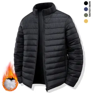 Men's Thermal Full-Zip Winter Jacket - Heavy-Duty Cold Weather Outerwear with Full-Zip Closure, Fr, Stand Collar , Everyday Winter Wear - Winter Coat for Men, Winter Jackets for Men Extreme Cold, Winter Coat, Winter Jacket Men, Winter Clothes for Men