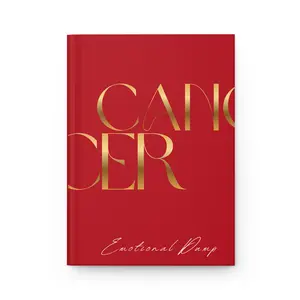 Cancer - Emotional Dump Journal | Ruled Notebook