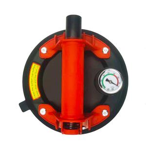 heavy duty vacuum suction cup tools, 8-inch strong vacuum suction cup tool with pressure gauge, work equipment for men, handheld vacuum suction cup for granite tile glass, handheld automotive tool
