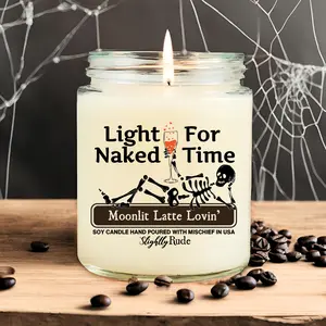 Light For Naked Time - Skeleton Candle
