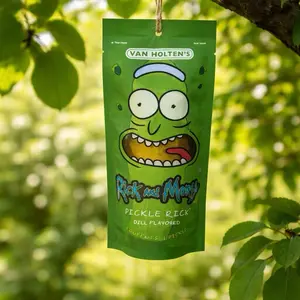 Van Holten's Rick N Morty Dill Pickle; Regular Dill Pickle Food, Pickled Snack; Pouch