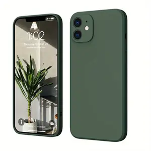 Solid Color Non-Patterned TPU Phone Case Drop-Resistant Non-Slip Full Protection for iPhone 17AIR 17 16 15 14 13 12 11 X XS XSMAX PRO PROMAX PLUS YT6 Black