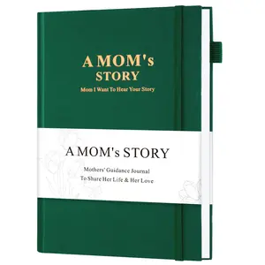 Mom's Life Story Journal – A Meaningful Keepsake for Mom to Share Her Memories.Perfect for Birthdays, Mother's Day, and Christmas (Green）