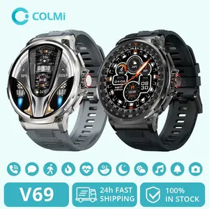 "Men's Sports Companion: COLMI V69 Smartwatch with Heart Monitor & Bluetooth Calling" Android Devices