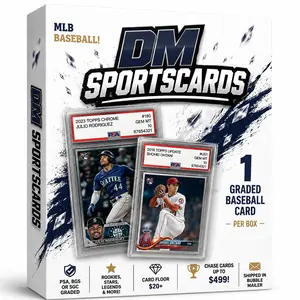 Panini DMSPORTSCARDS Baseball Sport Box (1) Graded Or Encased Card Per Box