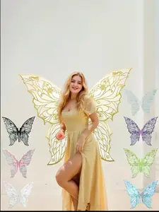 Butterfly Wing Costume Accessory, Perfect for Holiday Parties, Makeup Balls, Performances, Essential Prop for Events