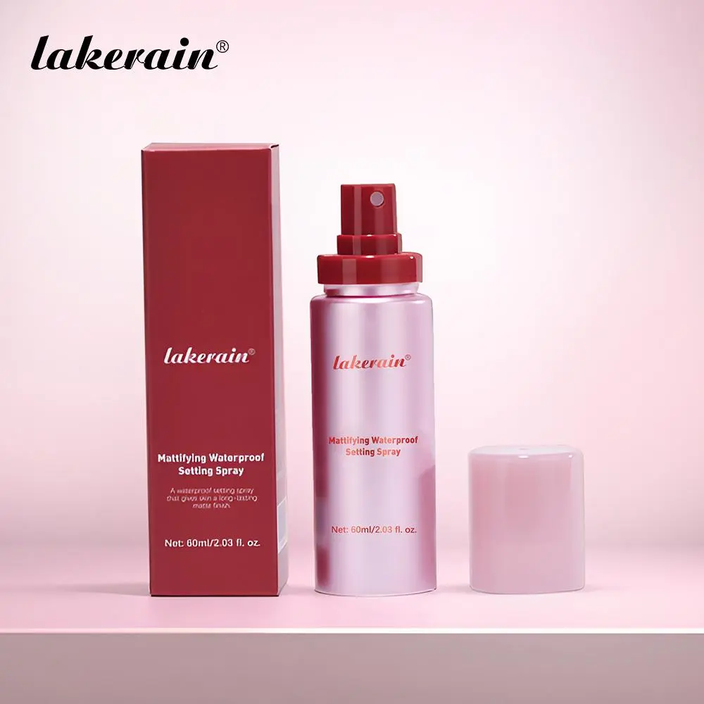 Long-Lasting Non-Sticky Makeup Setting Spray, Waterproof Mattifying Makeup Fixing Spray, Cosmetic Product for Women & Girls, Waterproofing, Matifying, Matte