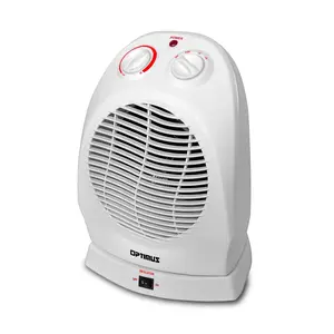 Optimus Portable Oscillating Fan Heater with Th ermostat