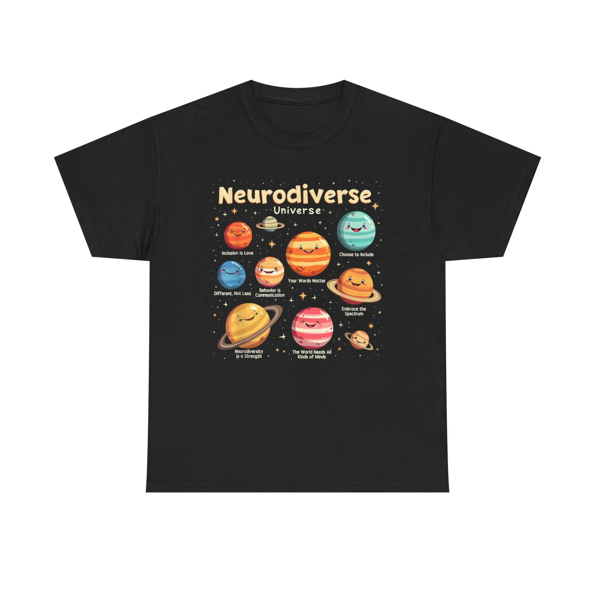"Education Autism Awareness Neurodiverse Universe" Special T-Shirt (Unisex Cotton S-5XL)