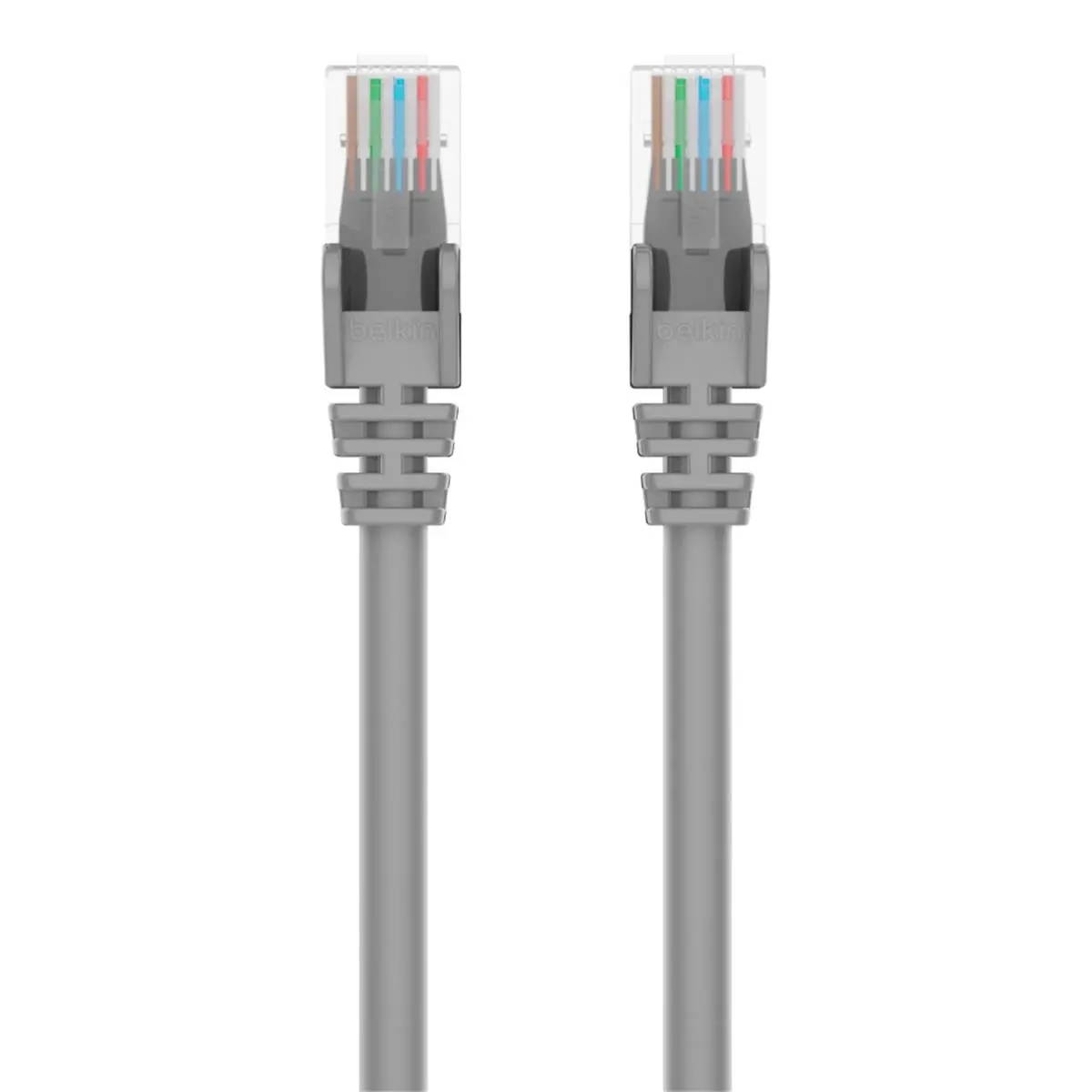 Belkin 1 ft. Snagless Cat 6 Slim 28 AWG UTP Ethernet Patch Network Cable with RJ45 Plugs, Black, Ethernet Cables