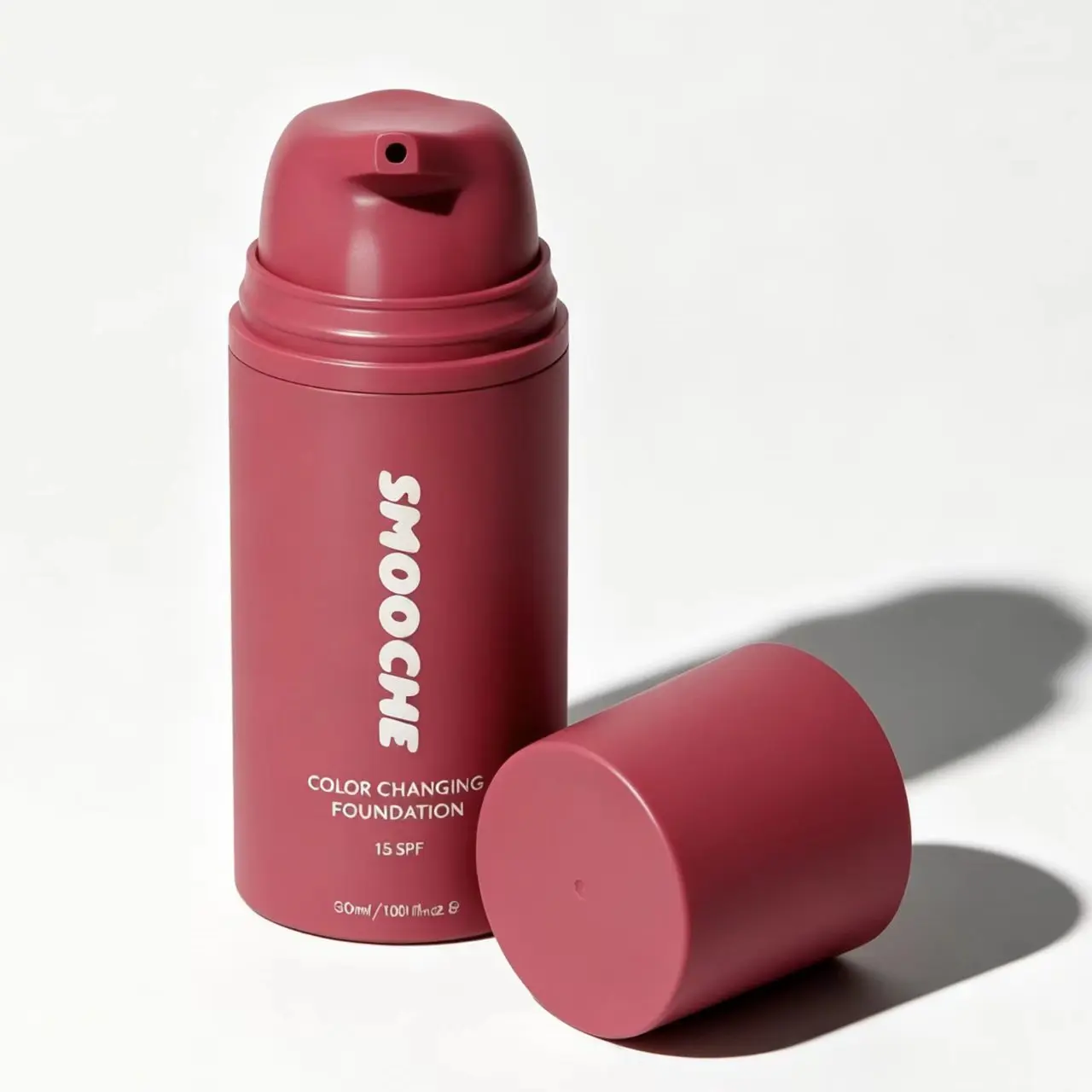 Smoochie Color Changing Foundation Spray, Moisturizing Liquid Foundation with Aloe Vera Hyaluronic Acid Vitamin E, Temperature Matching Skin Tone Lightweight Long Lasting Face Makeup for All Skin Types