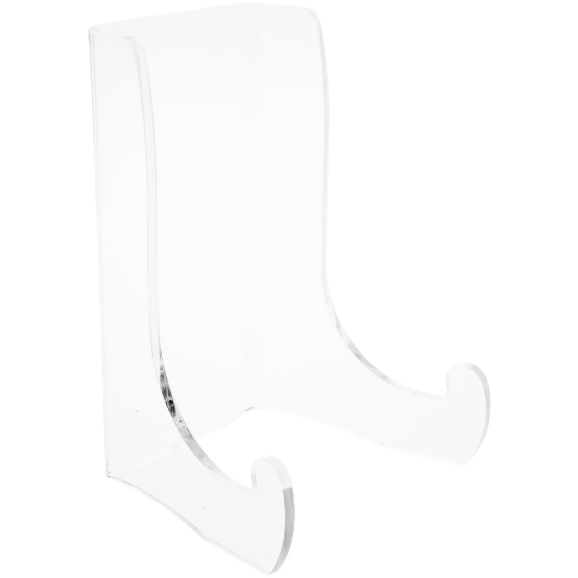 Plymor Clear Acrylic Flat Back Easel With Shallow Support Ledges