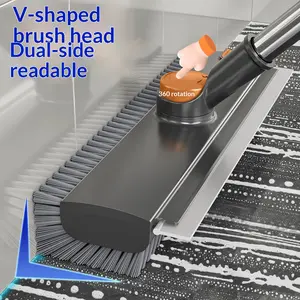 Interior floor brushes, hard bristle brushes for floor tiles with no blind spots, bathroom grooves brushes, gap brushes, magical brushes, 90-degree cleaning brushes, garden cleaning brushes, garden floor brushes