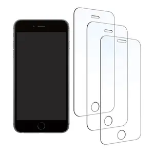 [3-Pack] Qixxronics Tempered Glass Screen Protector for iPhone 6 Plus, 6s Plus, 7 Plus, 8 Plus Case-Friendly HD Clear Glass Film Protector Cover for iPhone