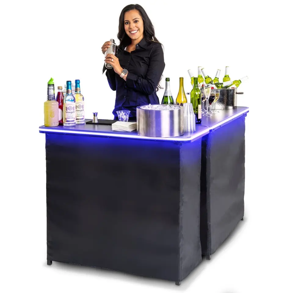 Lightweight Portable Double Bar with LED Lights Lightweight Portable Double Bar with LED Lights