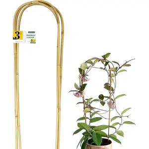 U-Hoops   Trellis 3Ft, Garden Trellis U-Shape for Climbing , Garden Arch Trelli Support for Potted , Vines, Ivy Climbing , -3 Pack