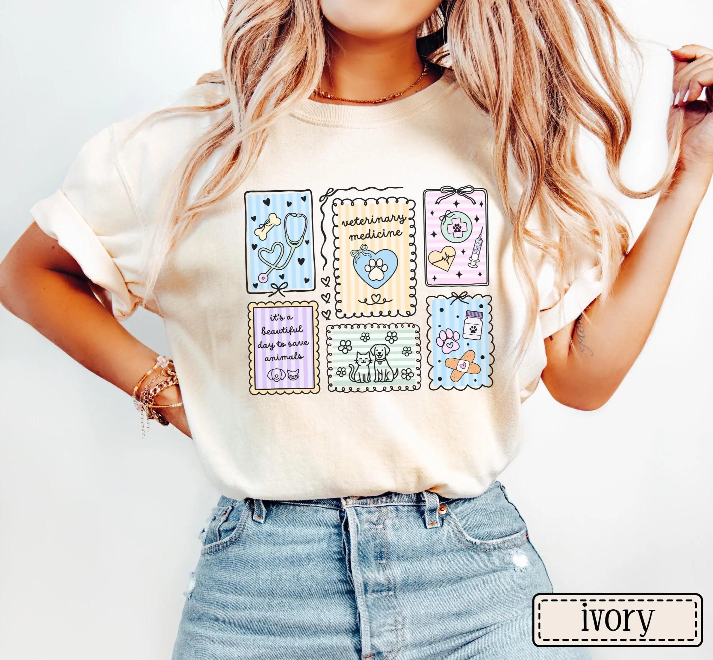 Veterinary Medicine Shirt • Vet Med Stamp Tshirt • Vet Tech Tees • Veterinary Technician Gift • Veterinarian Gift • Vet Nurse