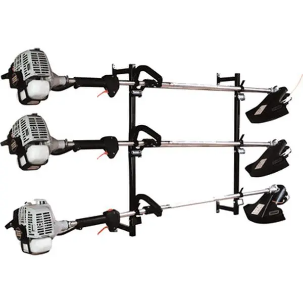 Buyers Products 143866 Trimmer Rack - Model LT12, for Enclosed Trailers, Holds 3 Trimmers, Includes Springs, 16 lbs Capacity, Comes with Mounting Hardware