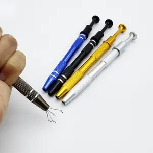 4-Claw IC Chip Extractor, BGA Electronic Component Pickup Gripper Precision Circuit Board Parts Puller Tool