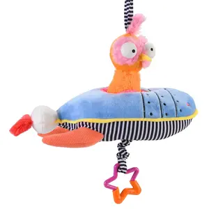 Inklings Baby Oddball Oddbird Rocket Ship Musical Pull Toy - Sensory Infant Toy with Easy Grip, Ideal for Baby Shower Gifts