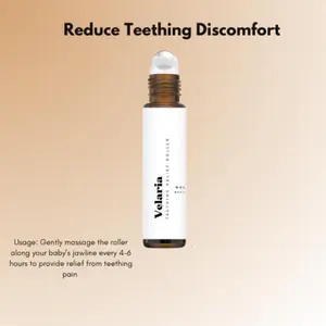 Baby Teething Roller Easy Clean Steel Support Roller Durable