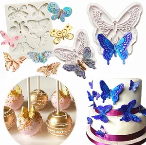 cake shed cake topper gender reveal  Butterfly Silicone Fondant Molds Wedding Cake Decoration Mini Butterfly Fondant Mold for Candy Chocolate Molds for Sugarcraft Cake Decoration