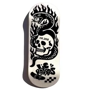 LC BOARDS FINGERBOARDS 98X34 SKULL DECK WITH GRIPTAPE